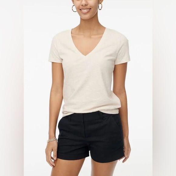 J. Crew Black Chino Shorts size 8 - Picture 1 of 5